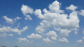 White Clouds in Blue Sky – Relaxing Nature Video Footage of Moving Clouds - Powered by Shutterstock - Get 15% off with code: PIKWIZARD15