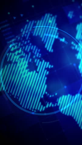 Vertical video Breaking News logo animationBreaking News logo animation template with futuristic technology abstract technology background. For TV broadcast and social media platform template 