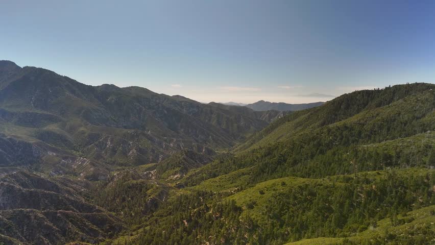 Mountains In Sequoia National Park In California - Drone Shot