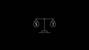 Animated Currency Exchange Rate Fluctuation Dollar vs money video animation . - Powered by Shutterstock - Get 15% off with code: PIKWIZARD15