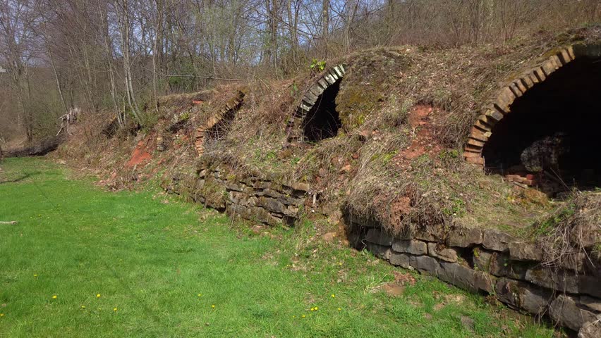 Abandoned Beehive Coke Ovens in Coketon, West Virginia - for the making of steel back in the late 1800s