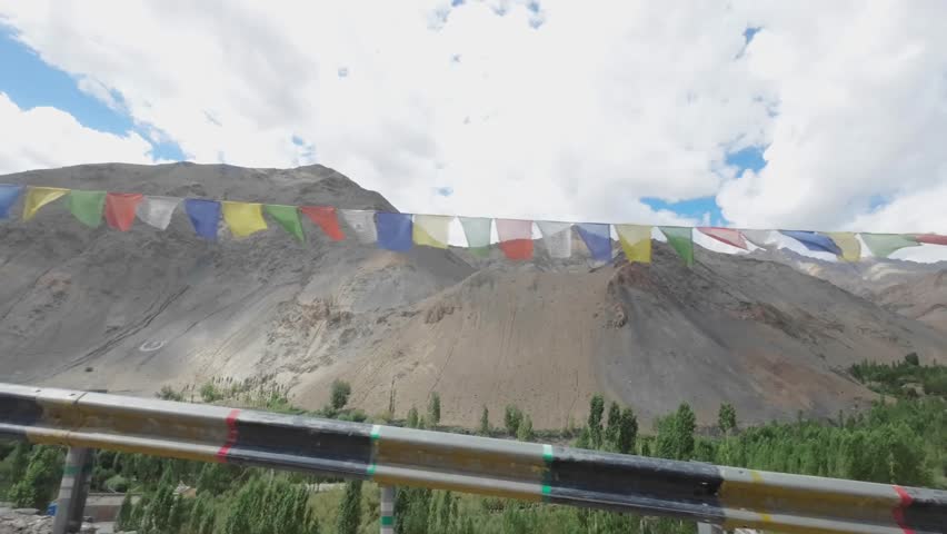beautiful landscape in ladakh view in india