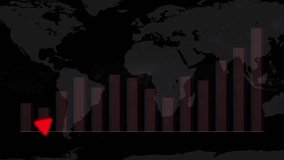 Global economic downturn financial crisis recession market crash red arrow graph falling stock - Powered by Shutterstock - Get 15% off with code: PIKWIZARD15