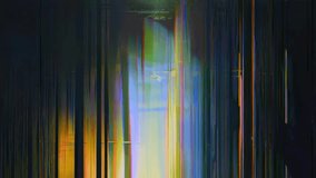 Vertical glitch scanlines with shifting neon reflections, VHS grain overlays, and holographic prism distortions shaping a cyberpunk-inspired video loop - Powered by Shutterstock - Get 15% off with code: PIKWIZARD15