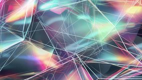 Fractured holographic mesh with neon grid distortions, prismatic glitch shards, VHS static overlays, and abstract cyberpunk-inspired retro-futuristic reflections - Powered by Shutterstock - Get 15% off with code: PIKWIZARD15