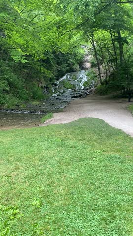  Visit a waterfall park in Dunnings Springs, Decorah Iowa