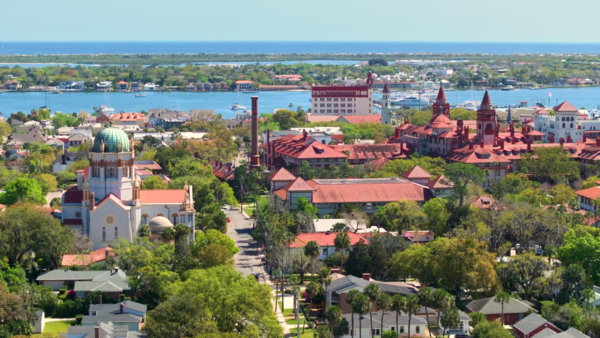 St Augustine, Florida. Old historical city in USA. American travel destination.
