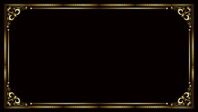 gold frame for your text alpha channel background - Powered by Shutterstock - Get 15% off with code: PIKWIZARD15