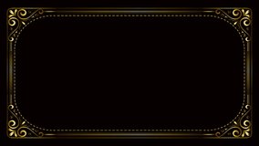 gold frame on alpha channel background - Powered by Shutterstock - Get 15% off with code: PIKWIZARD15