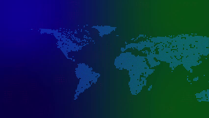 Breaking News Global World Map Digital Dots Background 3 D Text Announcement Urgent Information Broadcast