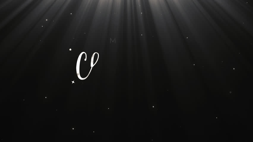 Christmas greeting title says merry christmas and happy new year in elegant script on black.