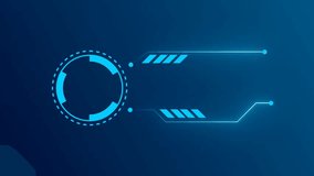 Futuristic Blue UI Element with Rotating Circle - Powered by Shutterstock - Get 15% off with code: PIKWIZARD15