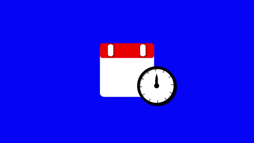 January month 22 date calendar icon animation. Digital calendar design icon animation 4k video.