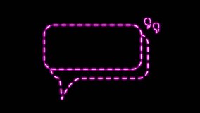 Dotted Dialogue Frame. A Cute Looping Animation for Content Creators and Vlogs with a Colorful Laser Dot Trail - Powered by Shutterstock - Get 15% off with code: PIKWIZARD15