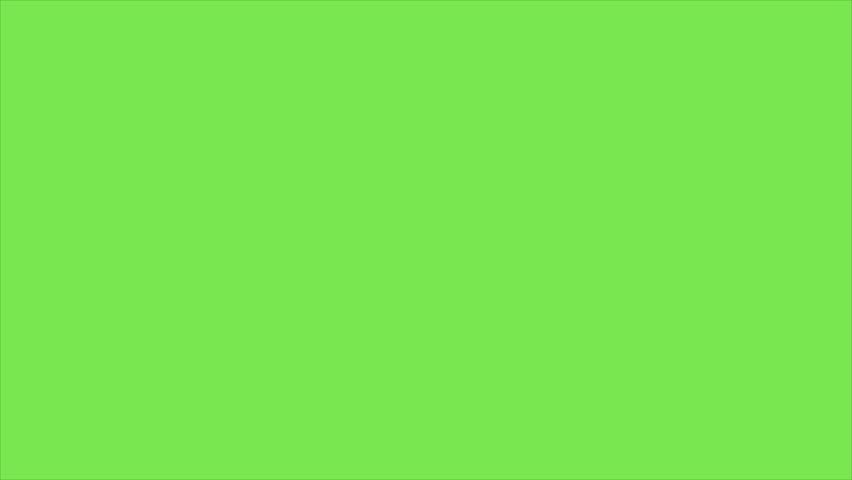 Abstract Green Screen: Bright Shapes Animate, Looping Motion Graphics Background