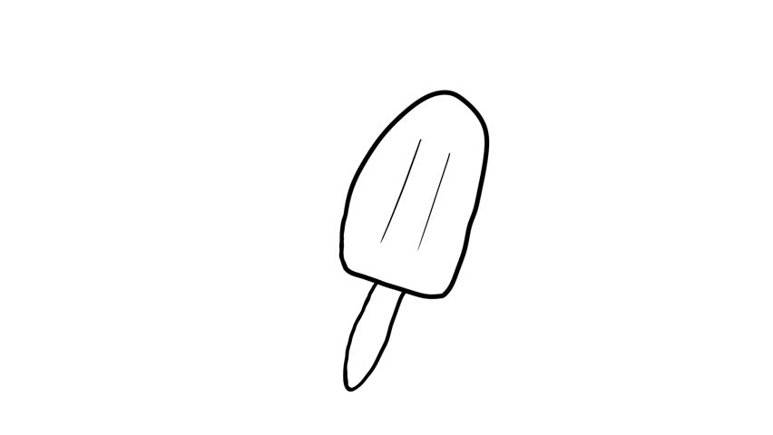 Easy to use popsicle ice cream icon