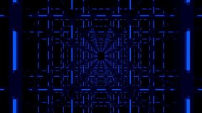 Futuristic Digital Tunnel with Blue Neon Lights - Powered by Shutterstock - Get 15% off with code: PIKWIZARD15