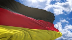 flag of germany. close up of germany flag blowing in the wind. germany flag loop. - Powered by Shutterstock - Get 15% off with code: PIKWIZARD15