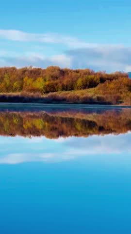 A View of Lake Louise near Banff, Alberta 4K. Summer natural landscape view