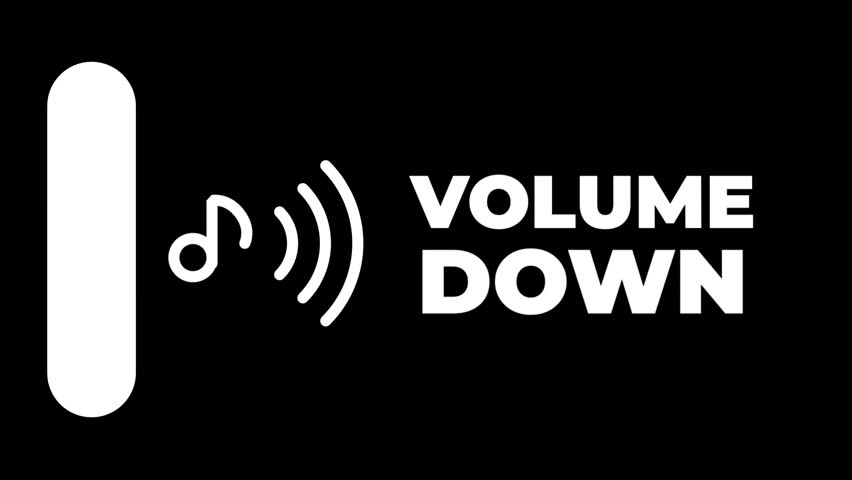 A sound control icon with a speaker and a lowering bar indicating the action of reducing the volume or minimizing sound output on a device