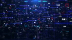 Technology dynamic of cybersecurity with this captivating abstract 4K motion of a cyber defense network monitoring, data analytics background - Powered by Shutterstock - Get 15% off with code: PIKWIZARD15