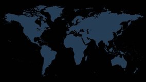 COVID-19 world map animation. The global spread of coronavirus. Global Map With Pink Hotspots Illustrating Disease Spread And Global Connectivity. - Powered by Shutterstock - Get 15% off with code: PIKWIZARD15