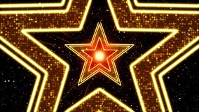 Dynamic neon starburst animation with golden lines, vibrant motion, energetic lighting - Powered by Shutterstock - Get 15% off with code: PIKWIZARD15