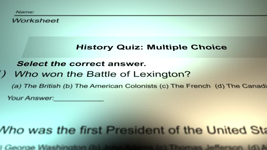 Cinematic American History Generic Homework Sheet