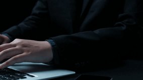 A modern concept depicting cloud storage with file transfer elements. A hand holds a smartphone, surrounded by digital icons and graphics, illustrating technology in business. Qubit - Powered by Shutterstock - Get 15% off with code: PIKWIZARD15