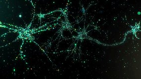 Vibrant neural network of glowing particles sparks dynamic digital connections. Explore the intricate beauty of synapses and the flow of information in a futuristic, abstract space. - Powered by Shutterstock - Get 15% off with code: PIKWIZARD15