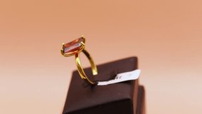 Gold Ruby Ring: A Timeless Treasure
A stunning ruby gold ring, featuring a vibrant, genuine ruby gemstone set in a beautiful gold band. The design portrays the uniqe craftsmanship of the piece. - Powered by Shutterstock - Get 15% off with code: PIKWIZARD15
