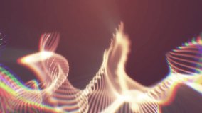 Abstract neon waves glowing background 4k 2160p loop motion video wallpaper minimal futuristic effect technology trend gaming cyberpunk digital flow - Powered by Shutterstock - Get 15% off with code: PIKWIZARD15