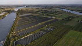Solar panel field at Wijk bij Duurstede, The Netherlands. Energy from the sun. Renewable energy. - Powered by Shutterstock - Get 15% off with code: PIKWIZARD15