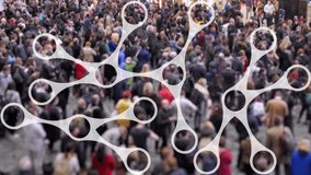 Crowd of People with Digital Connectivity Network Overlay – Concept of Communication, Data, and Technology
A busy crowd of people overlaid with a digital connectivity network graphic. - Powered by Shutterstock - Get 15% off with code: PIKWIZARD15