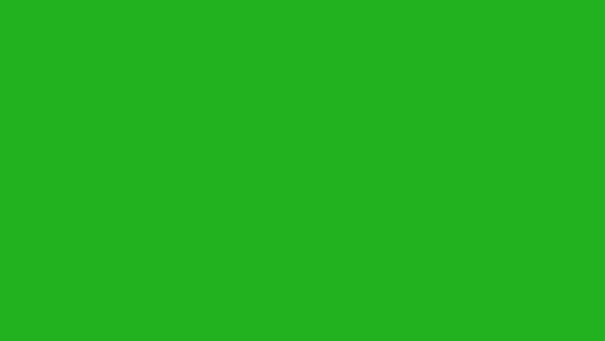 An abstract animation featuring colorful horizontal rectangular blocks arranged on a green screen background, designed for modern effects and overlays