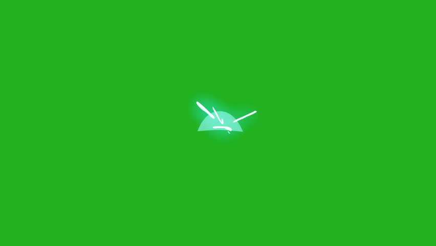 An illustration of a high-energy electric lightning effect with glowing streaks on a green screen background, ideal for sci-fi visual overlays