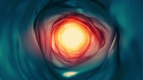 A futuristic journey through an abstract, digital tunnel. The seamless loop features a dynamic and hypnotic visual experience with bright, geometric patterns. A perfect background for technology. - Powered by Shutterstock - Get 15% off with code: PIKWIZARD15