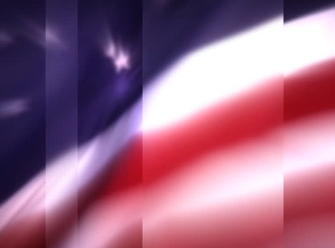 Abstract USA Flag - LOOP - 720x480 NTSC
