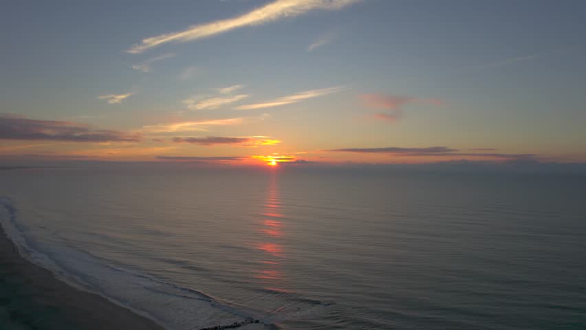 Sunrise Over the Atlantic Ocean at Edisto Island South Carolina