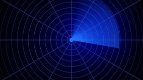 Animated Radar Scan Background - Blue Sonar Detection Interface - Powered by Shutterstock - Get 15% off with code: PIKWIZARD15