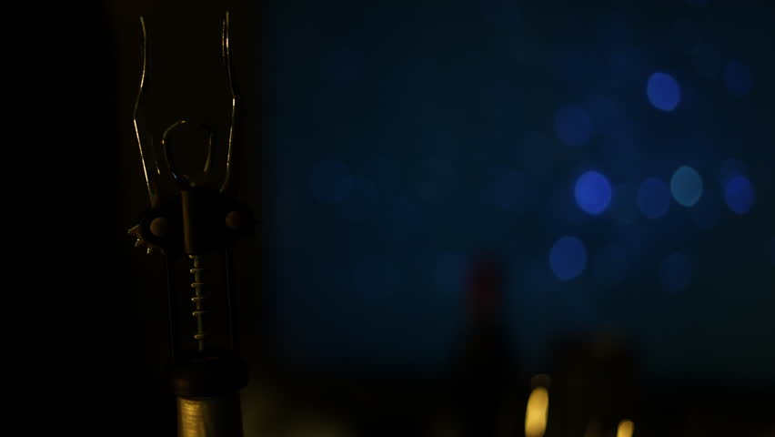 Opening Wine Bottle With Corkscrew, elegant close-up perfect for wine ads, restaurant promotions, lifestyle campaigns, and cinematic beverage storytelling.