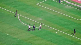 Teenagers Playing Soccer on Outdoor Field - Powered by Shutterstock - Get 15% off with code: PIKWIZARD15