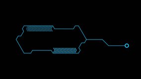 Futuristic HUD Element with Animated Arrows - Powered by Shutterstock - Get 15% off with code: PIKWIZARD15