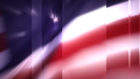 Abstract USA Flag - LOOP - 1920x1080 HD