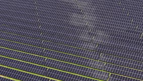 Drone Shot of Solar Panels Arrays, Photovoltaic Modules on Sunny Day, Close Up - Powered by Shutterstock - Get 15% off with code: PIKWIZARD15