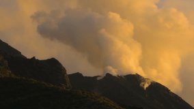 Eruption of stromboli volcano creates dramatic ash plumes and lava flows - Powered by Shutterstock - Get 15% off with code: PIKWIZARD15