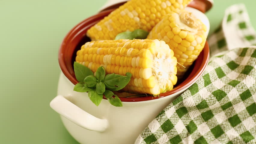 Golden corn kernels close-up natural freshness