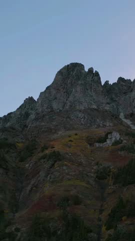 Majestic Mountain Peaks and Rugged Autumn Landscape in Beautiful British Columbia, Canada