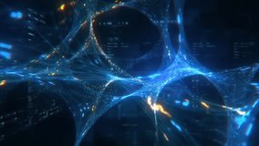 Neural Network Big Data Flow Visualization 4k, Binary Code Matrix, AI Machine Learning Abstract Background, Quantum Computing, Cyber Security, Futuristic Technology Digital Grid - Powered by Shutterstock - Get 15% off with code: PIKWIZARD15