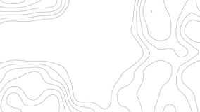 Abstract topography animation pattern dynamic waves motion white background video - Powered by Shutterstock - Get 15% off with code: PIKWIZARD15